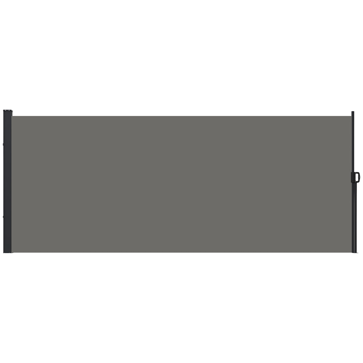 Polyester Retractable Side Awning 180cm High x 400cm Wide - Velmora