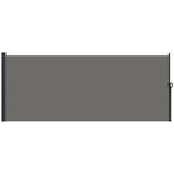Polyester Retractable Side Awning 180cm High x 400cm Wide - Velmora