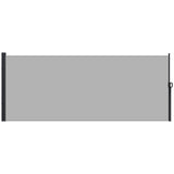 Polyester Retractable Side Awning 180cm High x 400cm Wide - Velmora