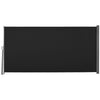 Polyester Retractable Sun Side Awning Screen Fence 160cm High x 300cm Wide - Velmora