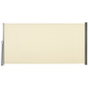 Polyester Retractable Sun Side Awning Screen Fence 160cm High x 300cm Wide - Velmora