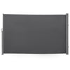 Polyester Retractable Sun Side Awning Screen Fence 180cm High x 300cm Wide - Velmora
