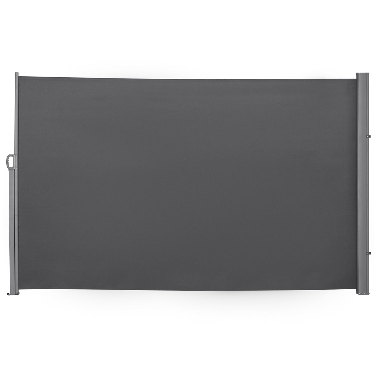 Polyester Retractable Sun Side Awning Screen Fence 180cm High x 300cm Wide - Velmora