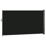 Polyester Retractable Sun Side Awning Screen Fence 200cm High x 300cm Wide - Velmora