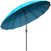 Polyester Shanghai Tilting Parasol Umbrella 250cm Diameter - Velmora