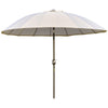 Polyester Shanghai Tilting Parasol Umbrella 250cm Diameter - Velmora