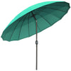 Polyester Shanghai Tilting Parasol Umbrella 250cm Diameter - Velmora