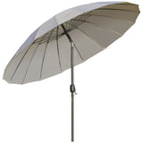 Polyester Shanghai Tilting Parasol Umbrella 250cm Diameter - Velmora