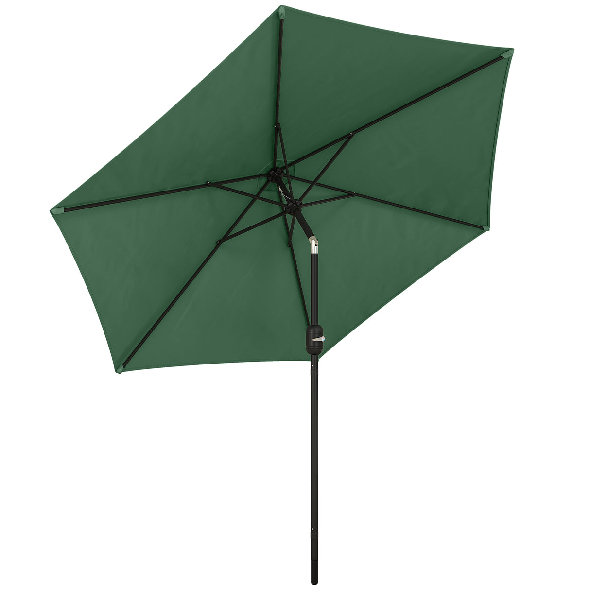 Polyester Tilting Parasol Umbrella 265cm Diameter - Velmora