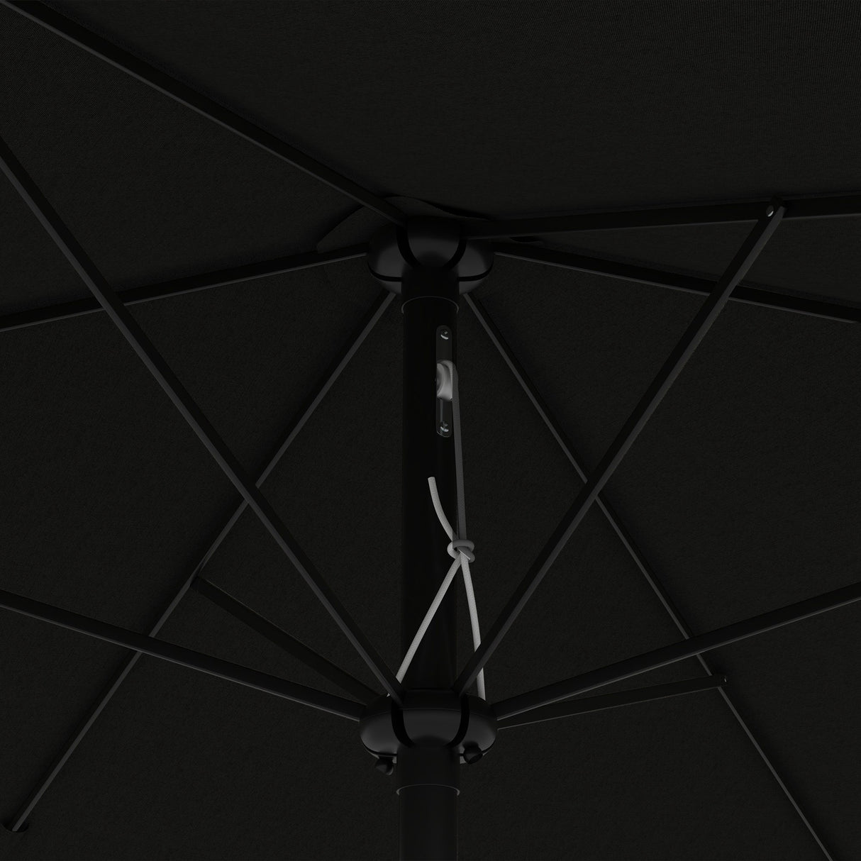 Polyester Tilting Parasol Umbrella 290cm Width x 205cm Depth - Velmora