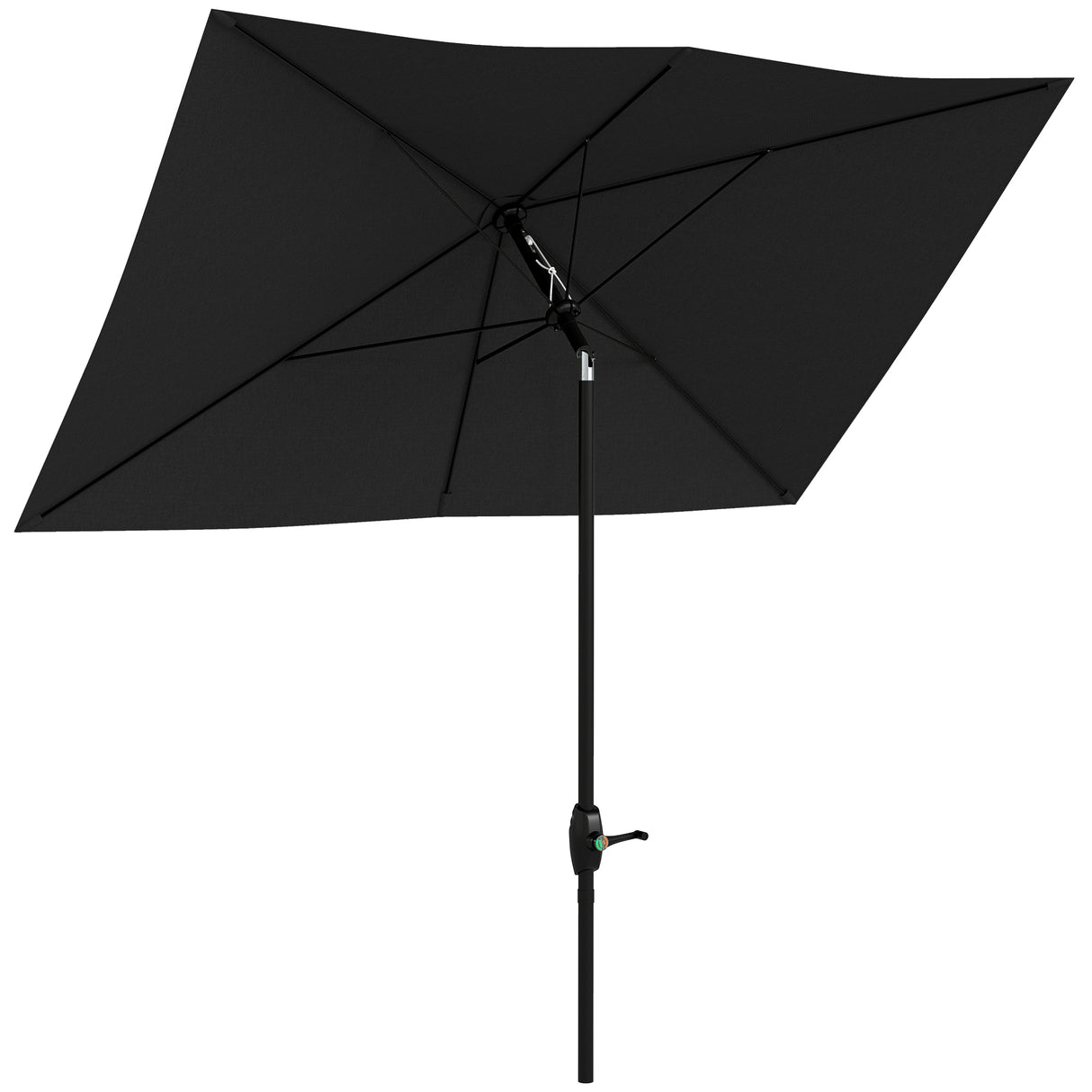 Polyester Tilting Parasol Umbrella 290cm Width x 205cm Depth - Velmora