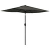 Polyester Tilting Parasol Umbrella 290cm Width x 205cm Depth - Velmora