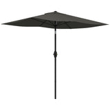 Polyester Tilting Parasol Umbrella 290cm Width x 205cm Depth - Velmora