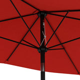 Polyester Tilting Parasol Umbrella 290cm Width x 205cm Depth - Velmora
