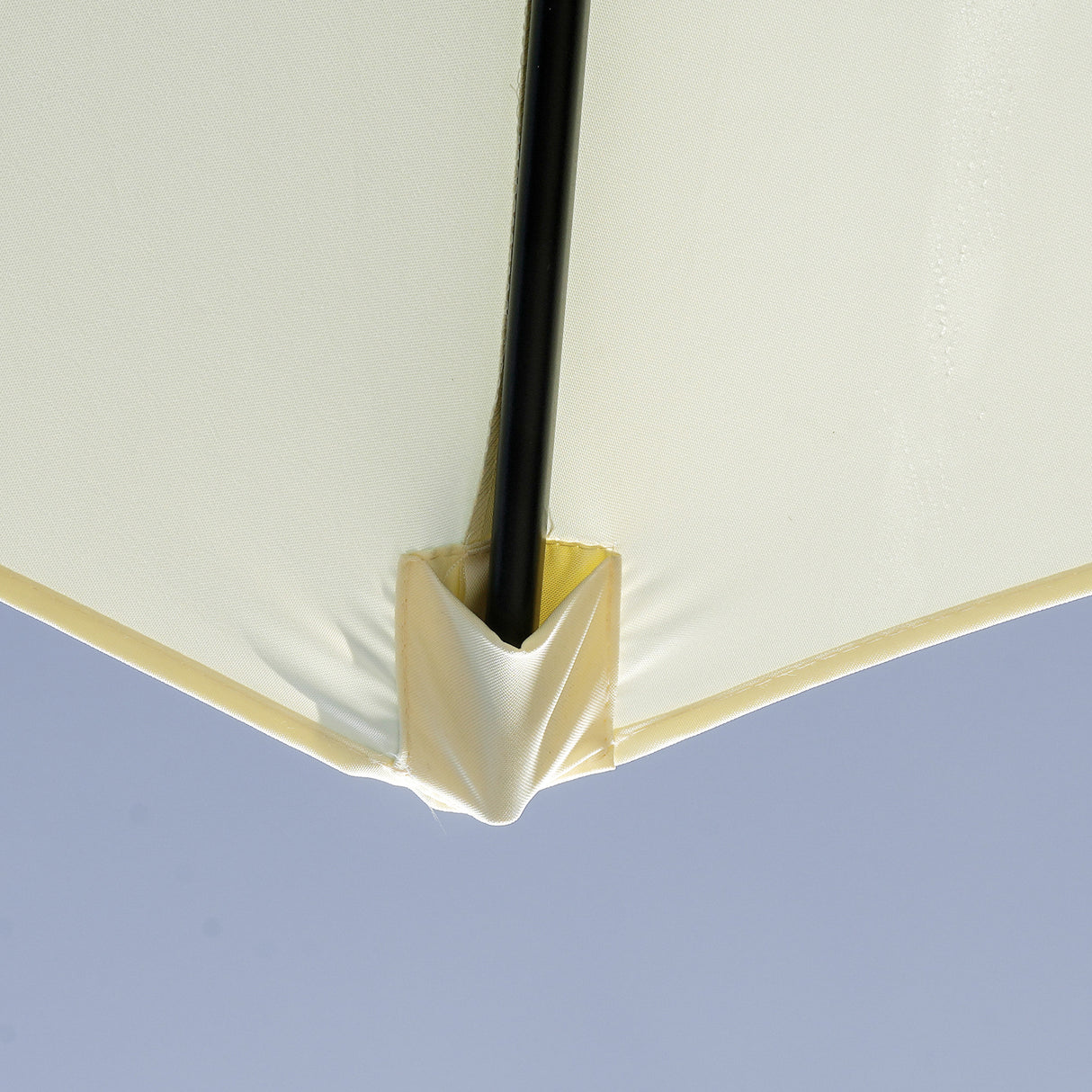 Polyester Tilting Parasol Umbrella 295cm Diameter - Velmora