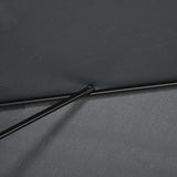 Polyester Tilting Parasol Umbrella 295cm Width x 195cm Depth - Velmora