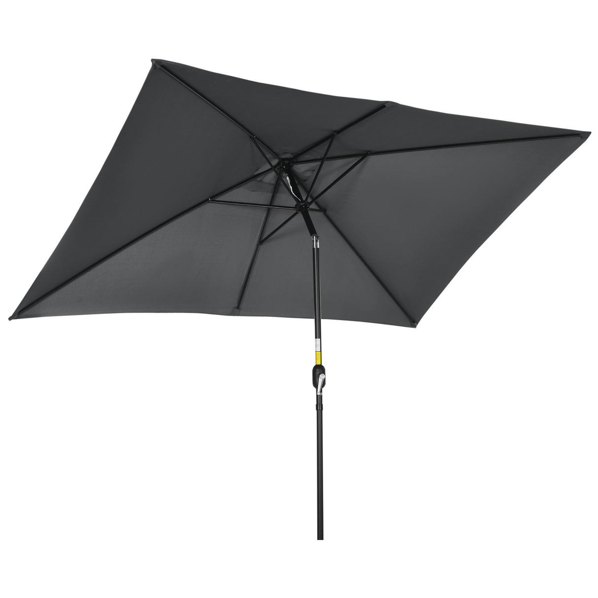 Polyester Tilting Parasol Umbrella 295cm Width x 195cm Depth - Velmora