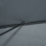 Polyester Tilting Parasol Umbrella 295cm Width x 195cm Depth - Velmora