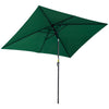 Polyester Tilting Parasol Umbrella 295cm Width x 195cm Depth - Velmora