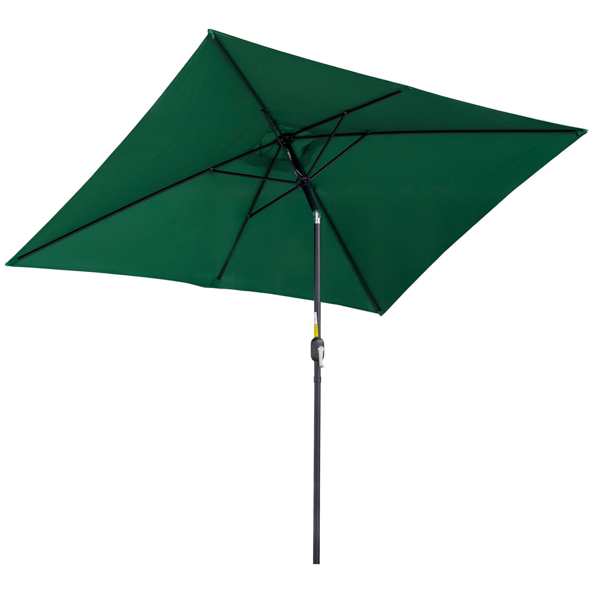 Polyester Tilting Parasol Umbrella 295cm Width x 195cm Depth - Velmora