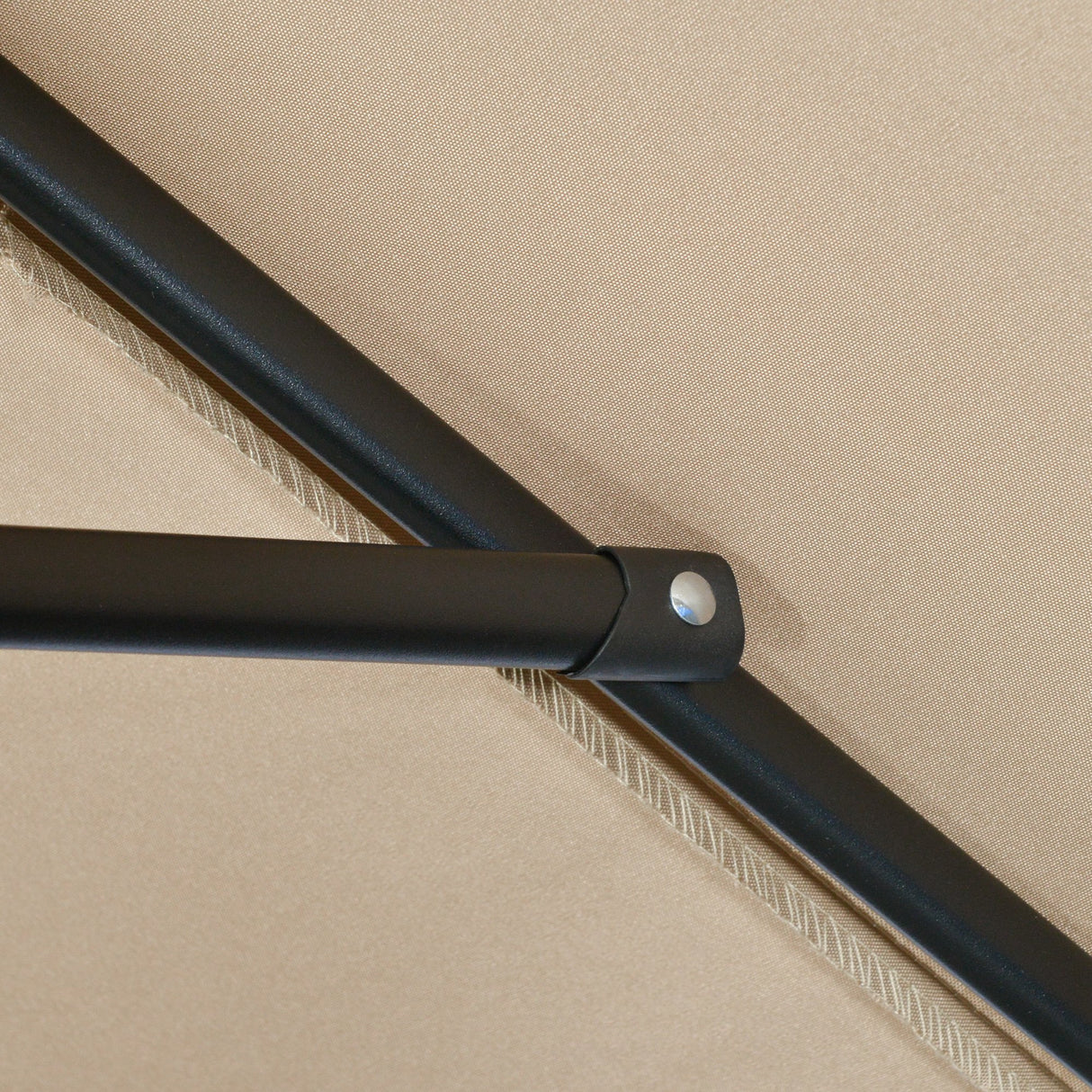 Polyester Tilting Parasol Umbrella 295cm Width x 195cm Depth - Velmora
