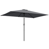 Polyester Tilting Parasol Umbrella 300cm Width x 200cm Depth - Velmora