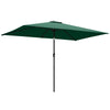 Polyester Tilting Parasol Umbrella 300cm Width x 200cm Depth - Velmora