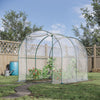 Polyethylene Garden Greenhouse 250cm Length - Velmora