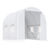 Polyethylene Garden Greenhouse 250cm Length - Velmora