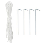 Polyethylene Garden Greenhouse 250cm Length - Velmora