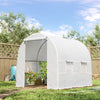 Polyethylene Garden Greenhouse 250cm Length - Velmora