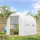 Polyethylene Garden Greenhouse 250cm Length - Velmora