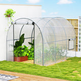 Polyethylene Garden Greenhouse 300cm Length - Velmora