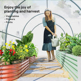 Polyethylene Garden Greenhouse 300cm Length - Velmora