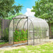 Polyethylene Garden Greenhouse 300cm Length - Velmora
