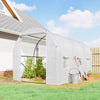 Polyethylene Garden Greenhouse 350cm Length - Velmora