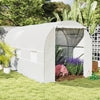 Polyethylene Garden Greenhouse 445cm Length - Velmora
