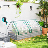 Polyethylene Outdoor Garden Planter Box 185cm Wide - Velmora