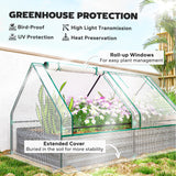 Polyethylene Outdoor Garden Planter Box 185cm Wide - Velmora