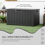 Polyethylene Outdoor Garden Storage Box 336Ltr - Velmora
