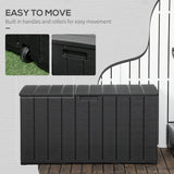Polyethylene Outdoor Garden Storage Box 336Ltr - Velmora