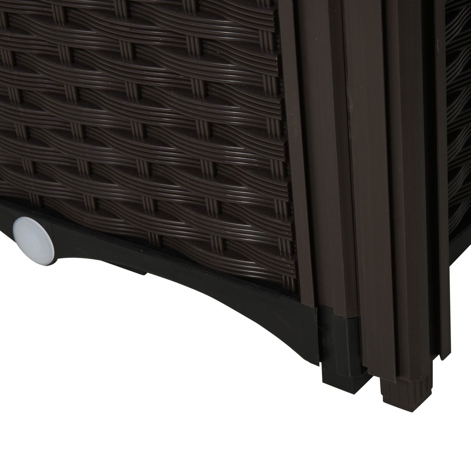 Polypropylene Outdoor Garden Planter Box 40cm Wide in Set Of 2 - Velmora