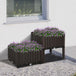 Polypropylene Outdoor Garden Planter Box 40cm Wide in Set Of 2 - Velmora