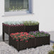 Polypropylene Outdoor Garden Planter Box 40cm Wide in Set Of 4 - Velmora