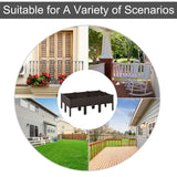 Polypropylene Outdoor Garden Planter Box 40cm Wide in Set Of 6 - Velmora
