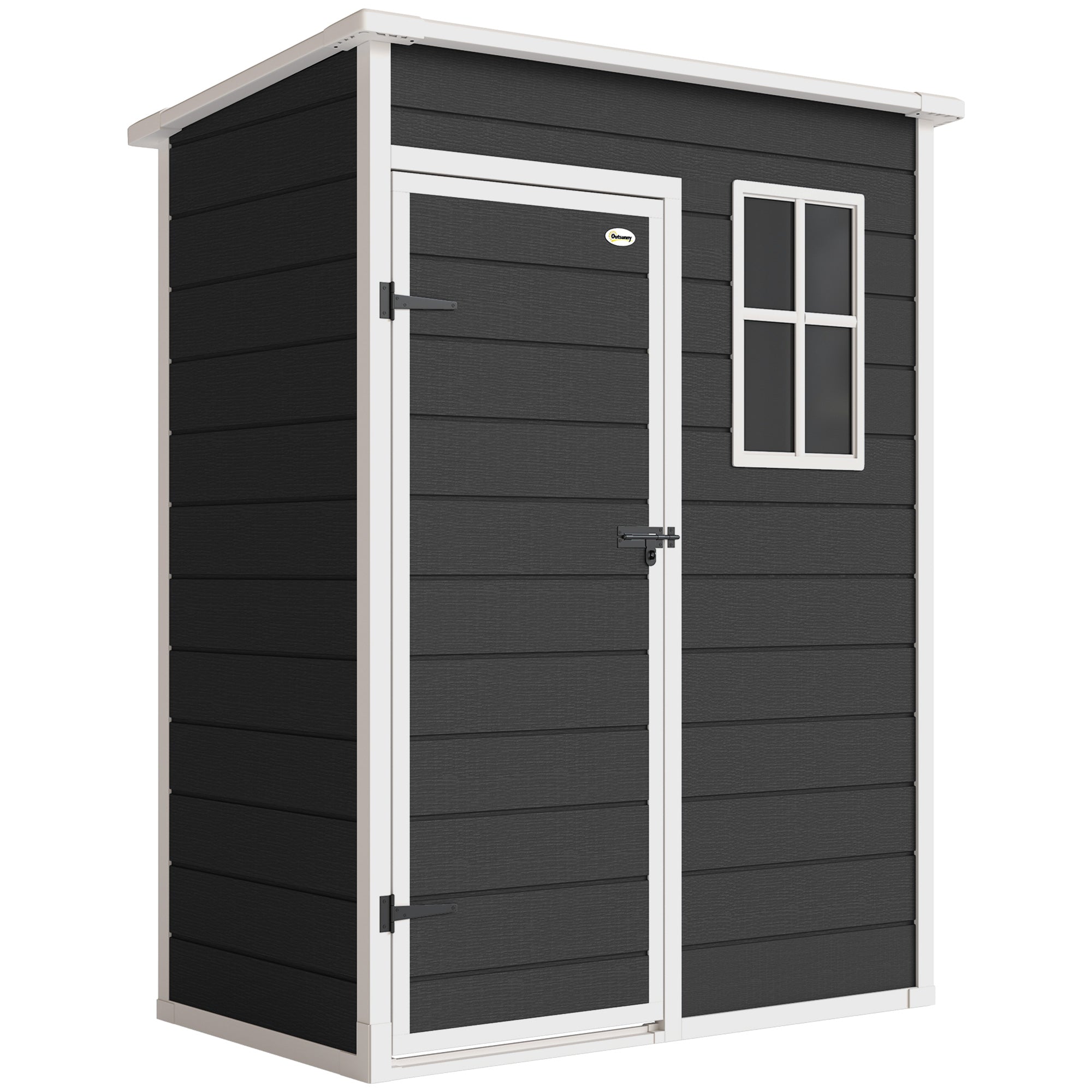 Polypropylene Outdoor Garden Shed 5ft x 3ft - Velmora