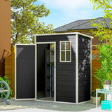 Polypropylene Outdoor Garden Shed 5ft x 3ft - Velmora