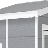 Polypropylene Outdoor Garden Storage Shed 4ft x 5ft - Velmora