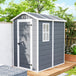 Polypropylene Outdoor Garden Storage Shed 4ft x 6ft - Velmora