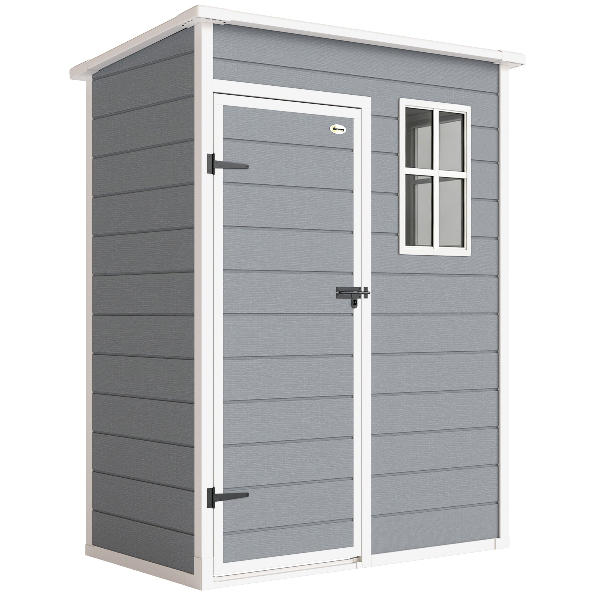 Polypropylene Outdoor Garden Storage Shed 5ft x 3ft - Velmora